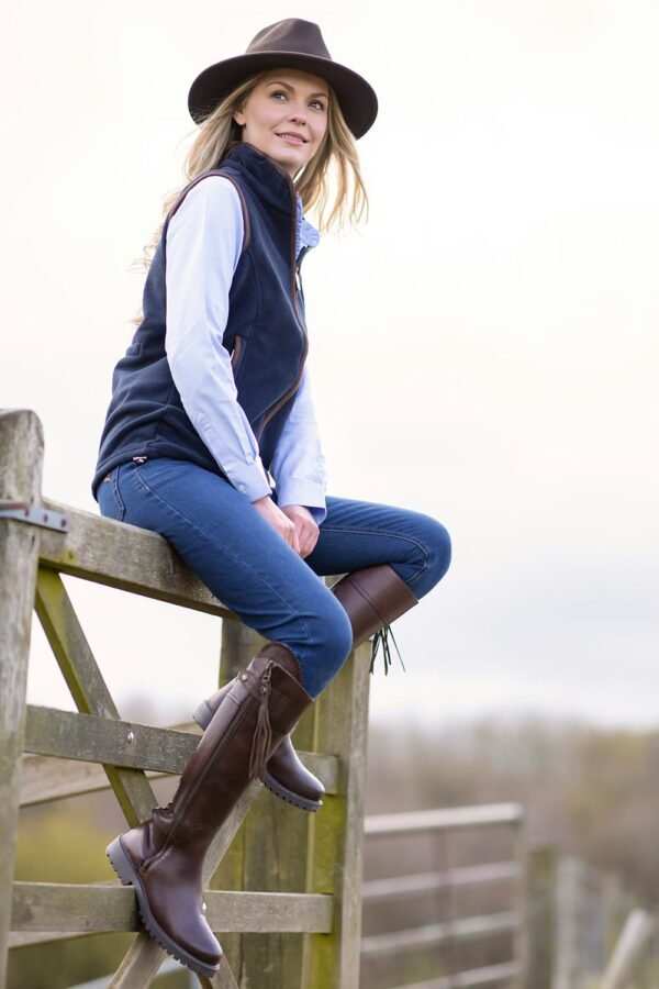 Ladies Blouse Cotton Ruffled - Image 4