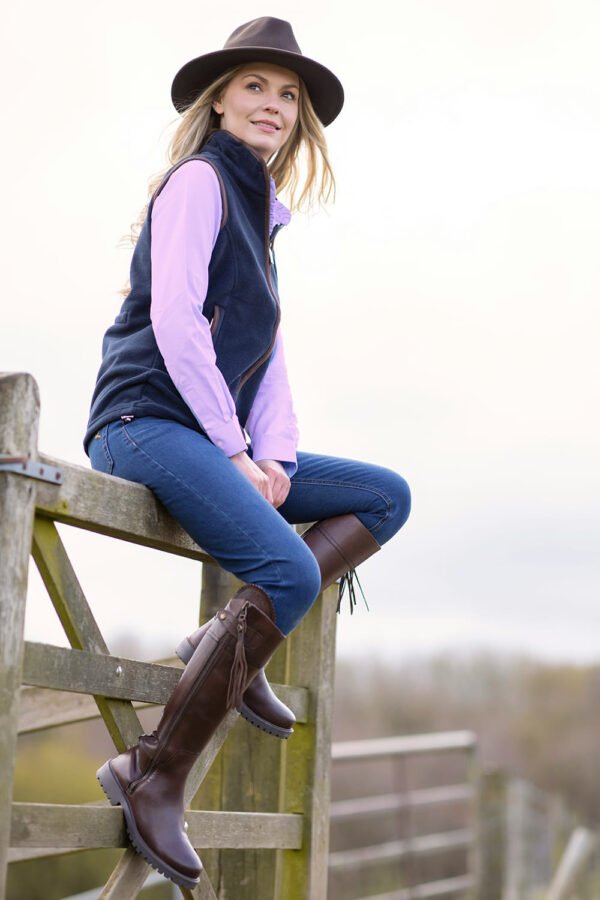Ladies Blouse Cotton Ruffled - Image 6